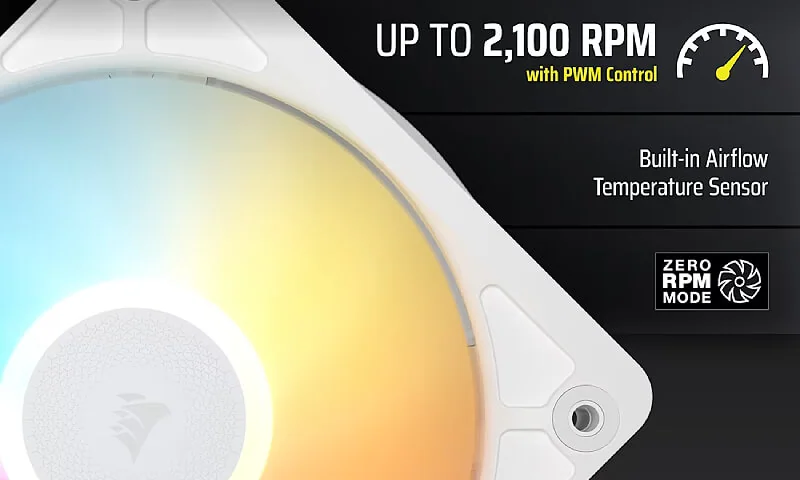 Corsair iCUE LINK RX120 II RGB PWM Expansion White Case Fan