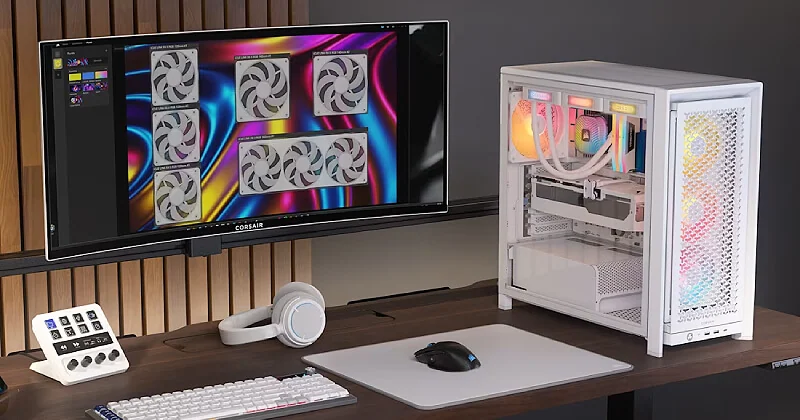 Corsair iCUE LINK RX120 II RGB PWM Expansion White Case Fan