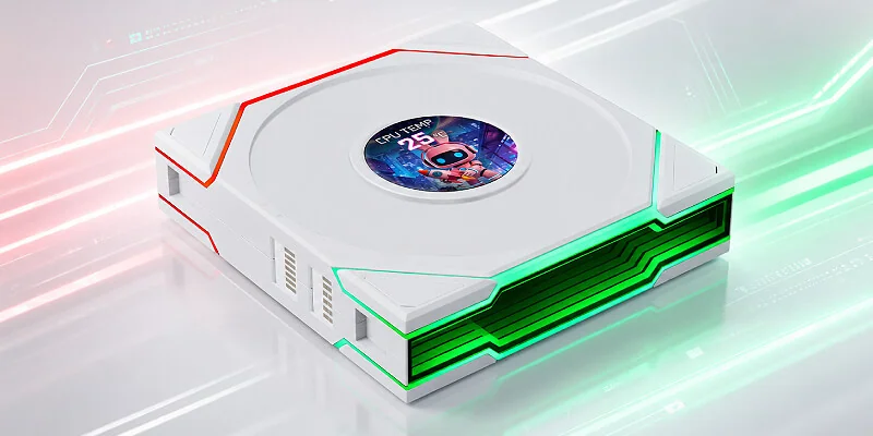 Lian Li UNI FAN TL LCD FLEX Reverse Blade 120mm White Case Fan