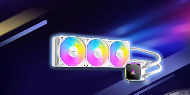 Жидкостное охлаждение для процессора Antec Ultra 360 ARGB, белое