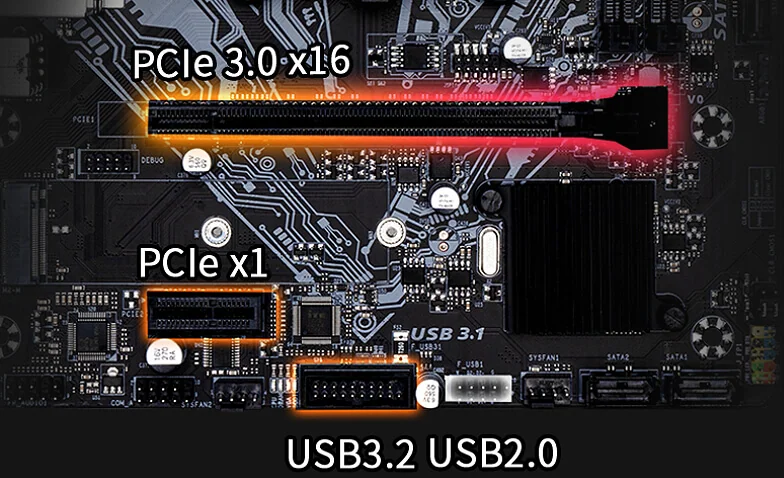 לוח אם MAXSUN Challenger A520M-K WiFi ARGB