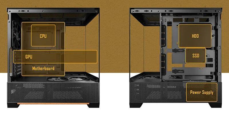Antec C6 WOOD Black Case