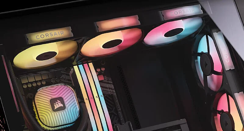 Corsair iCUE LINK RX360 II Unified Frame RGB PWM Expansion Black Case Fan