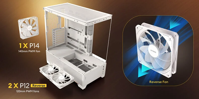Antec C6 WOOD White Case