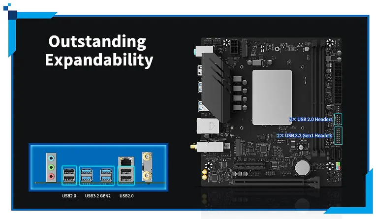 Материнская плата MAXSUN MoDT 230H D4 WIFI