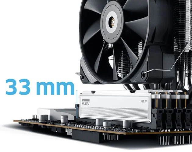 זיכרון לנייח DDR5 Klevv FIT V White 32GB (2x16GB) 6000 CL30