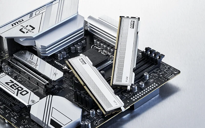 זיכרון לנייח DDR5 Klevv FIT V White 32GB (2x16GB) 6000 CL30