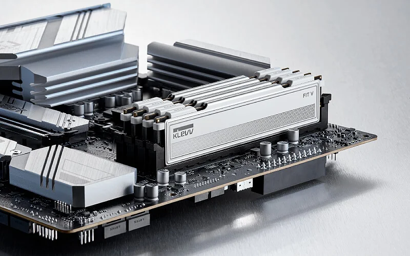זיכרון לנייח DDR5 Klevv FIT V White 32GB (2x16GB) 6000 CL30