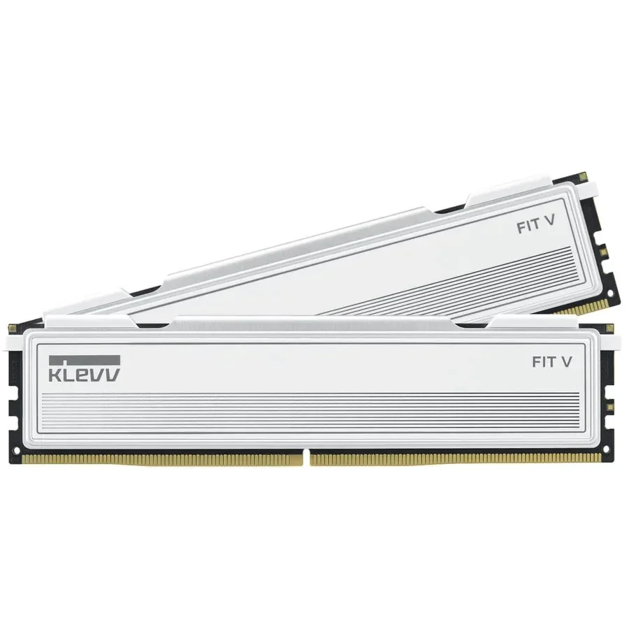 זיכרון לנייח DDR5 Klevv FIT V White 32GB (2x16GB) 6000 CL30