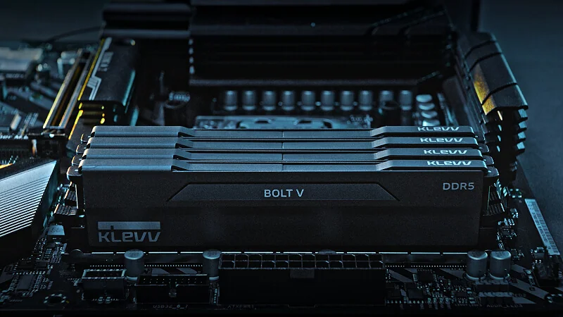 Память для ПК Klevv BOLT V DDR5 32GB (2x16GB) 6000 CL30 серая