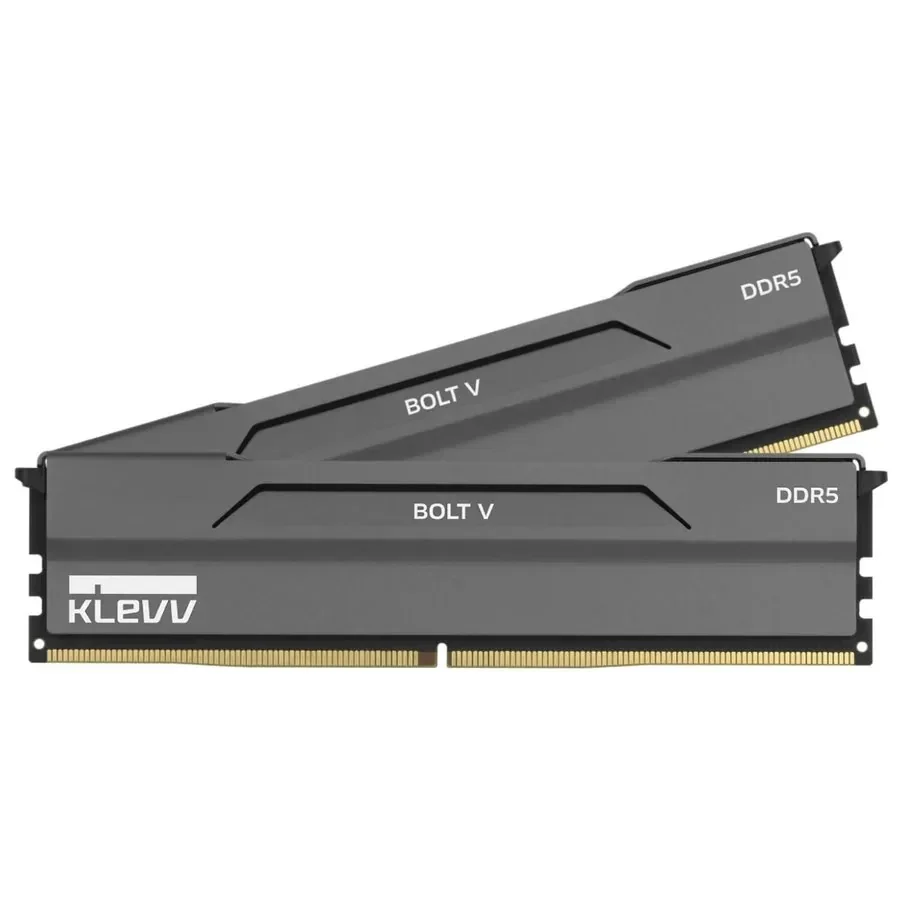 Память для ПК Klevv BOLT V DDR5 32GB (2x16GB) 6000 CL30 серая