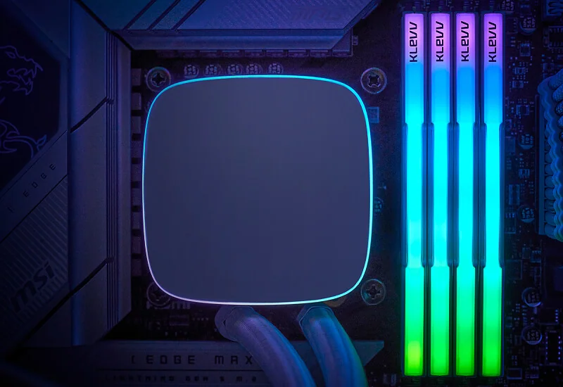 זיכרון לנייח Klevv DDR5 32GB (2x16GB) 6000 CL30 CRAS V RGB White