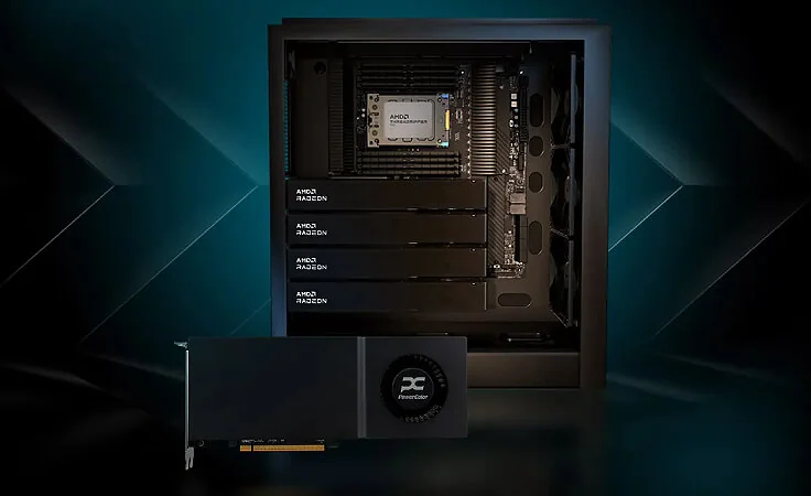 PowerColor Radeon AI PRO R9700 32GB GDDR6 Professional Graphics Card