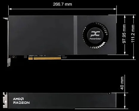 PowerColor Radeon AI PRO R9700 32GB GDDR6 Professional Graphics Card