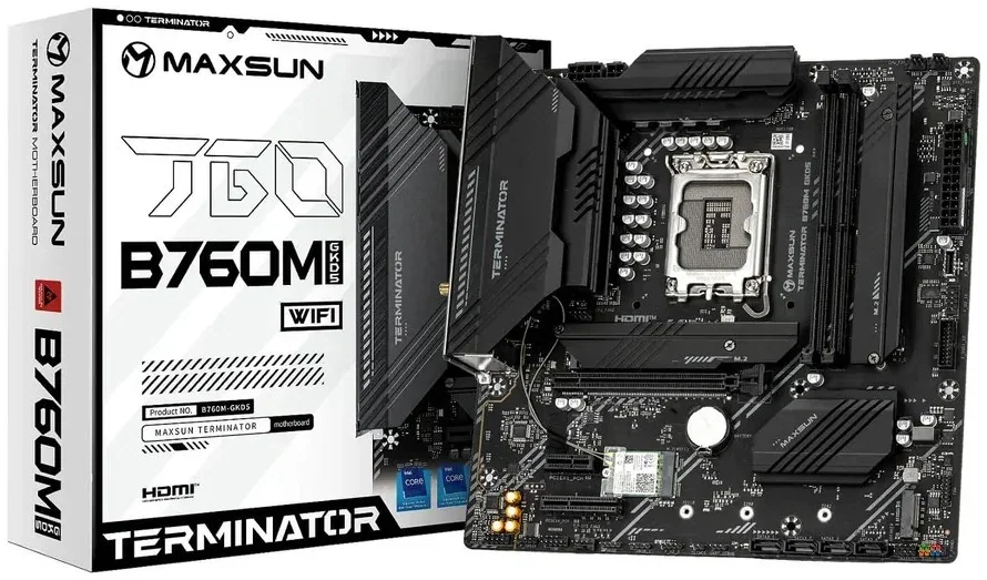 Материнская плата MAXSUN Terminator B760M GKD5 WIFI