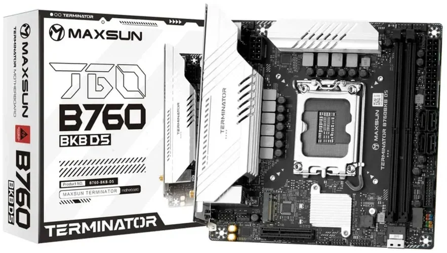 Материнская плата MAXSUN Terminator B760BKB D5 WIFI