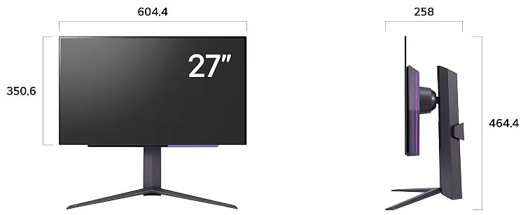 מסך מחשב LG UltraGear OLED 27GS95QX-B