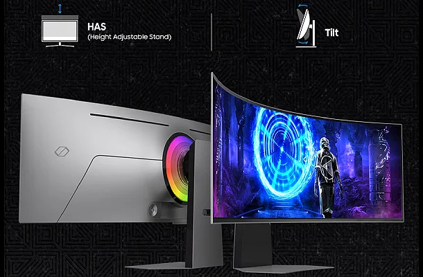 Изогнутый монитор Samsung Odyssey G9 OLED S49DG954SU 49