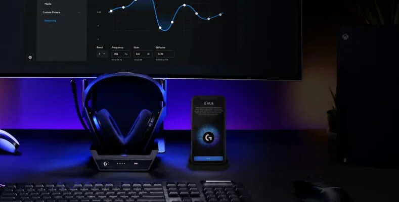 Беспроводная игровая гарнитура Logitech ASTRO A50 Gen5 LIGHTSPEED, черная