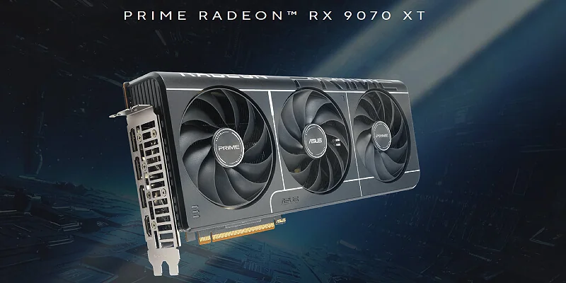 כרטיס מסך Asus Prime RX 9070 XT OC Edition 16GB GDDR6