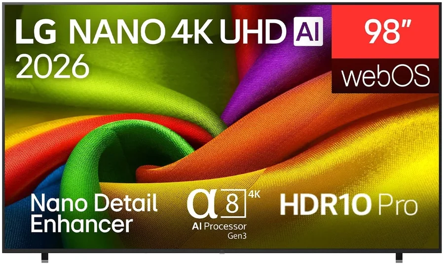 טלוויזיה חכמה LG 98NU850B6LB