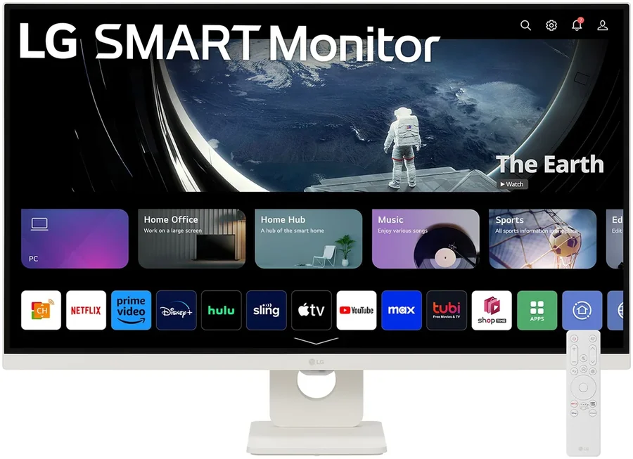 מסך מחשב LG Smart Monitor 31.5 4K UHD webOS 32U721SA-W