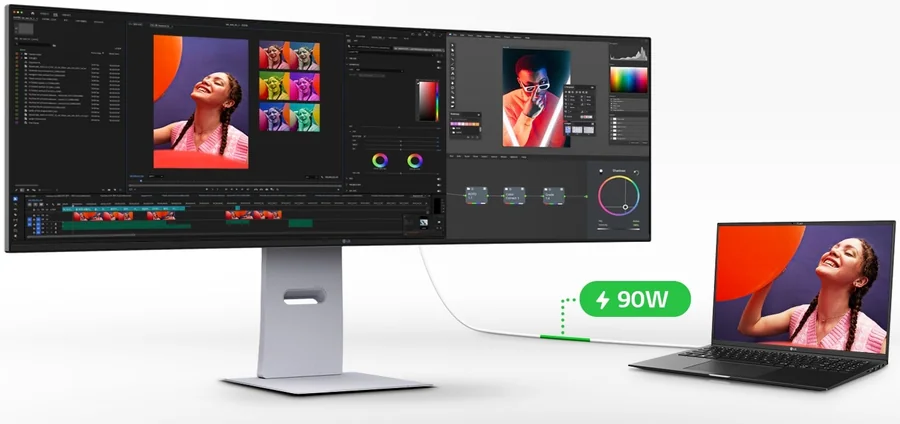 מסך מחשב LG UltraWide 49U950A-W