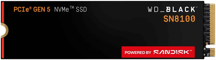 Sandisk WD_BLACK SN8100 2TB NVMe PCIe Gen5 SSD