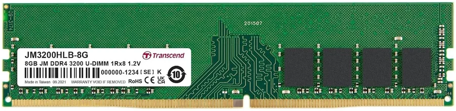 Оперативная память Transcend JetRam DDR4 3200 U-DIMM 8GB