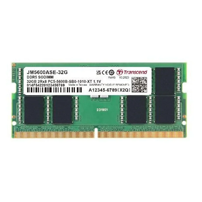 Transcend JetRam DDR5-5600 SO-DIMM 32GB Laptop Memory