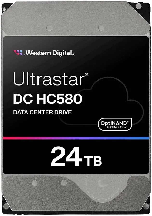 דיסק קשיח פנימי Western Digital Ultrastar DC HC580 24TB