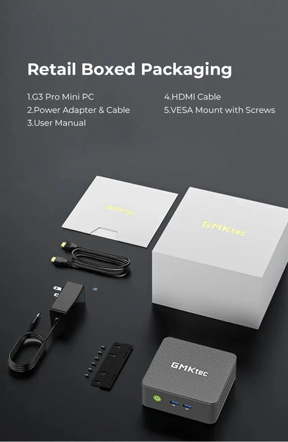 GMKtec NucBox G3 Pro i3-10110U 16GB 512GB Mini PC
