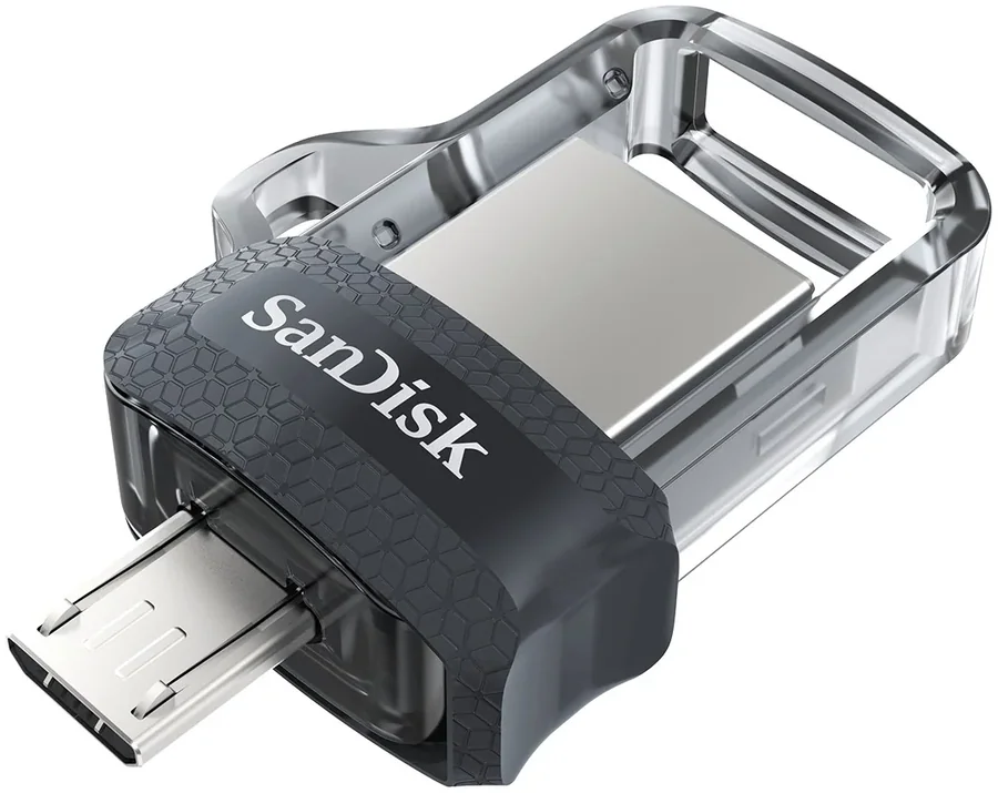 זיכרון נייד Sandisk Ultra Dual Drive m3.0 128GB