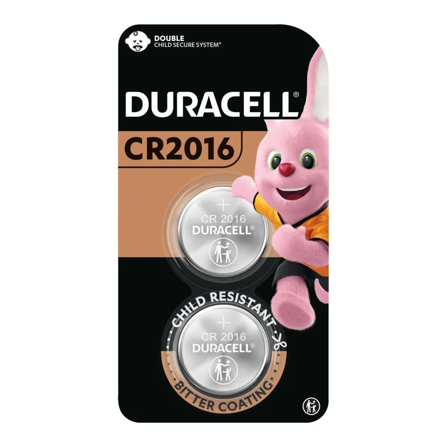 Батарейки-таблетки Duracell Lithium 2016 3 В, 2 шт.