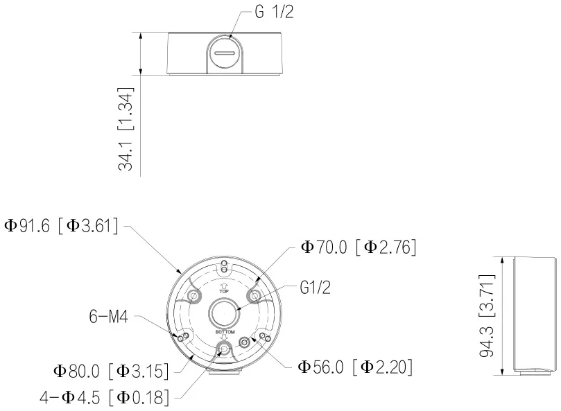 DAHUA PFA135 Camera Junction Box