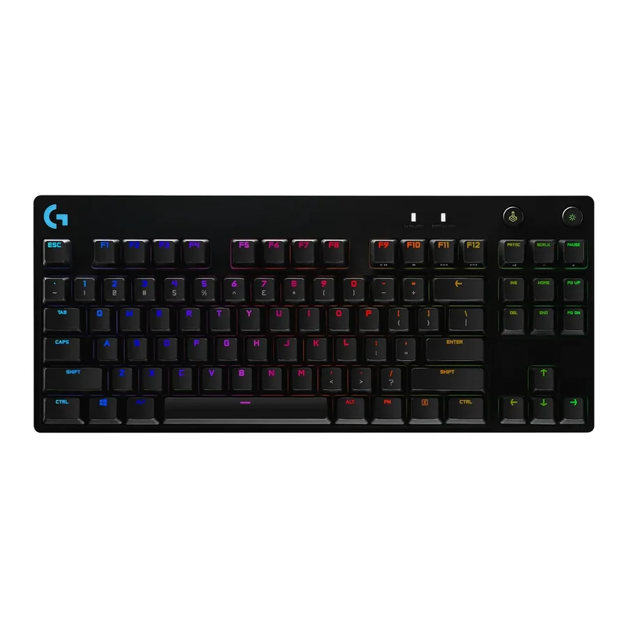 מקלדת גיימינג מכאנית Logitech G PRO GX Blue Clicky