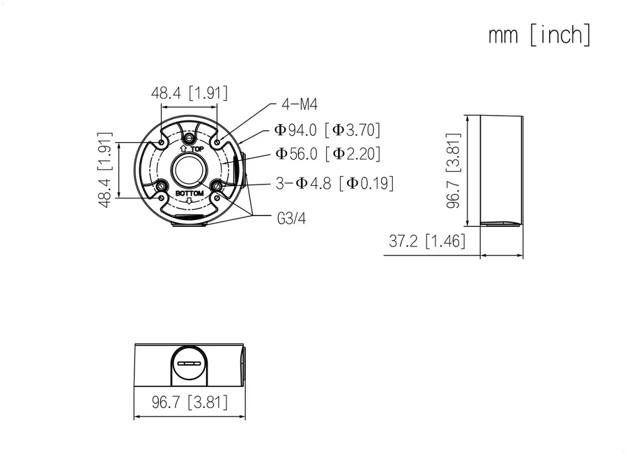 DAHUA PFA13A-E Camera Junction Box