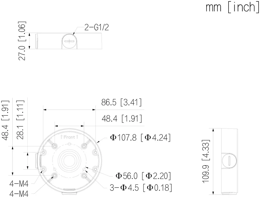 DAHUA PFA139 Camera Junction Box