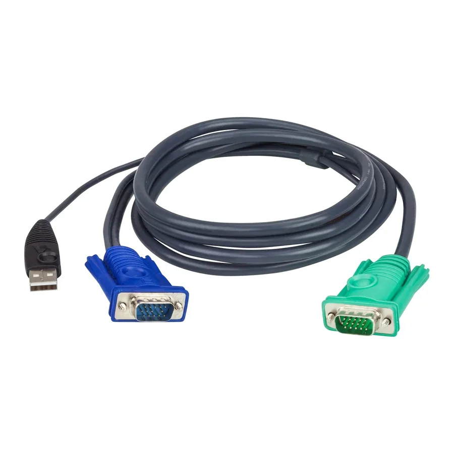 ATEN 2L-5202U 1.8M USB KVM Cable with 3 in 1 SPHD