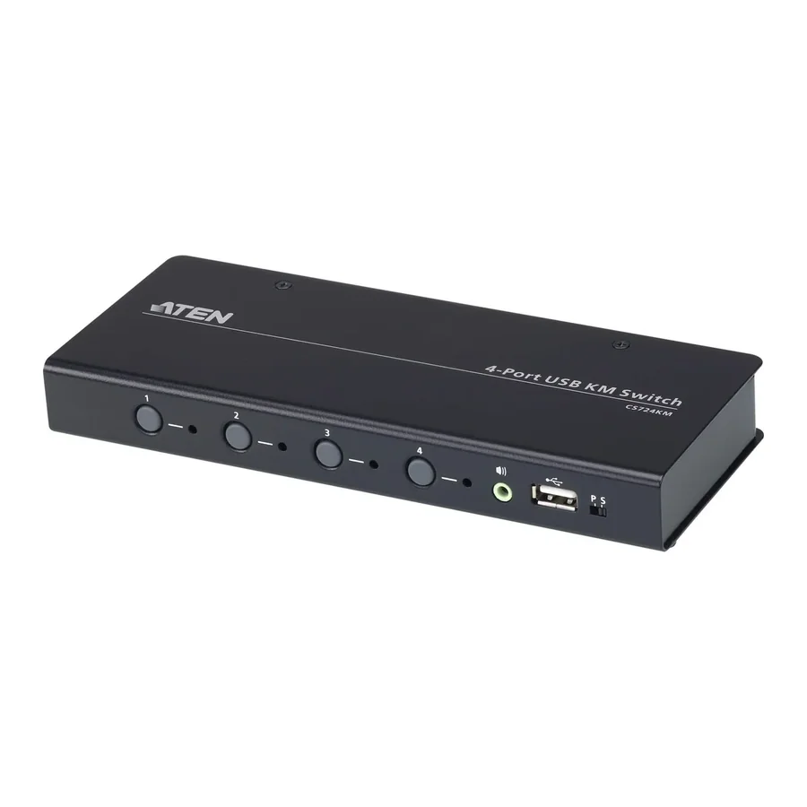 ATEN CS724KM 4-Port USB Boundless KM Switch (Cables included)