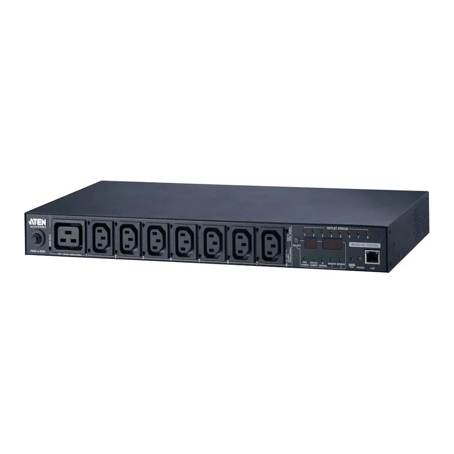 ATEN PE8208G 16A 8-Outlet Outlet-Metered & Switched eco PDU
