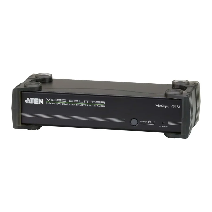 ATEN VS172 2-Port DVI Dual Link/Audio Splitter