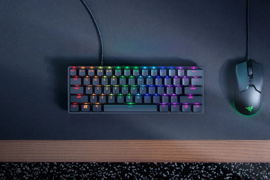 מקלדת גיימינג RAZER Huntsman Mini Clicky Optical Switch US שחור
