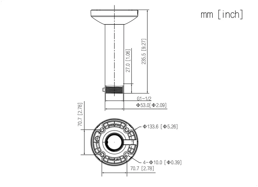 DAHUA PFB300C Ceiling Mount Bracket