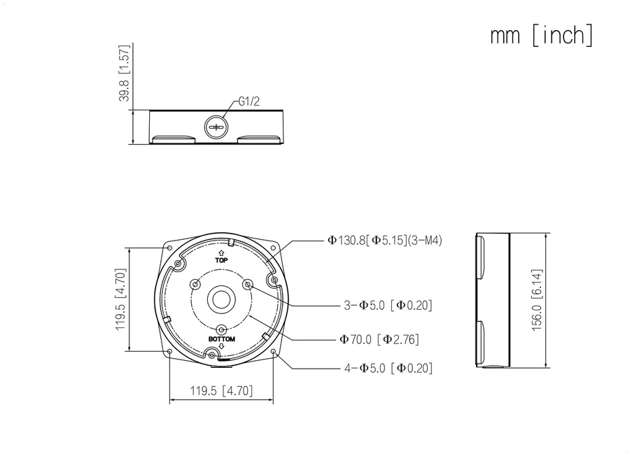 DAHUA PFA132-E Camera Junction Box