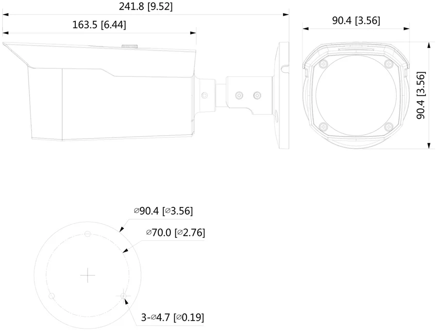 DAHUA HAC-HFW1400D-S3 4MP HDCVI 3.6mm Bullet Camera