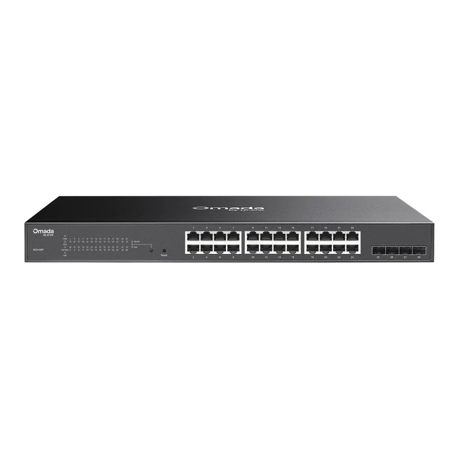 Omada SG2428P 28-Port Gigabit Switch with 24-Port PoE+