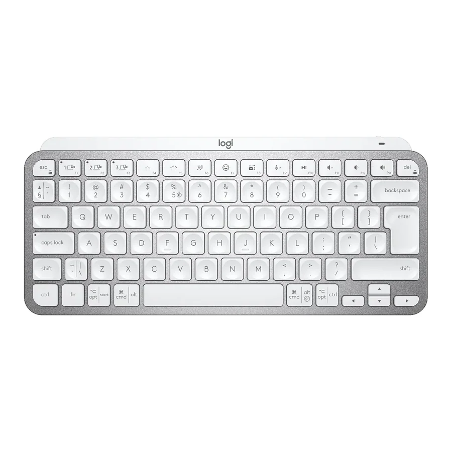 מקלדת אלחוטית Logitech MX Keys Mini אפור בהיר