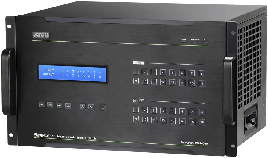ATEN VM1600A 16x16 Modular Matrix Switch 6U