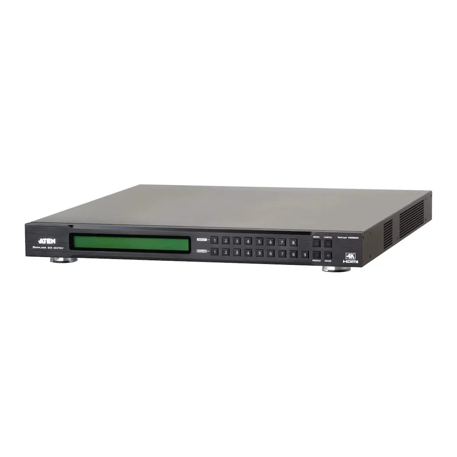 מתג מטריצה HDMI ATEN VM6809H 8x9 4K Scaler